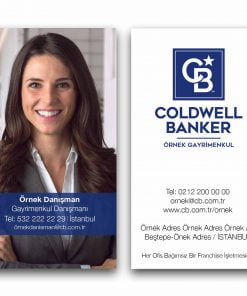 CB Broker Kartvizit (700gr Bristol, Kabartma Lak, 9x5.1cm)