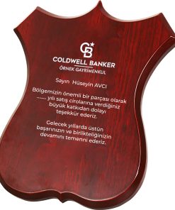 6-B1 Ahşap Plaket