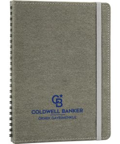 Sirkeci-G Gri Gizli Spiralli Defter